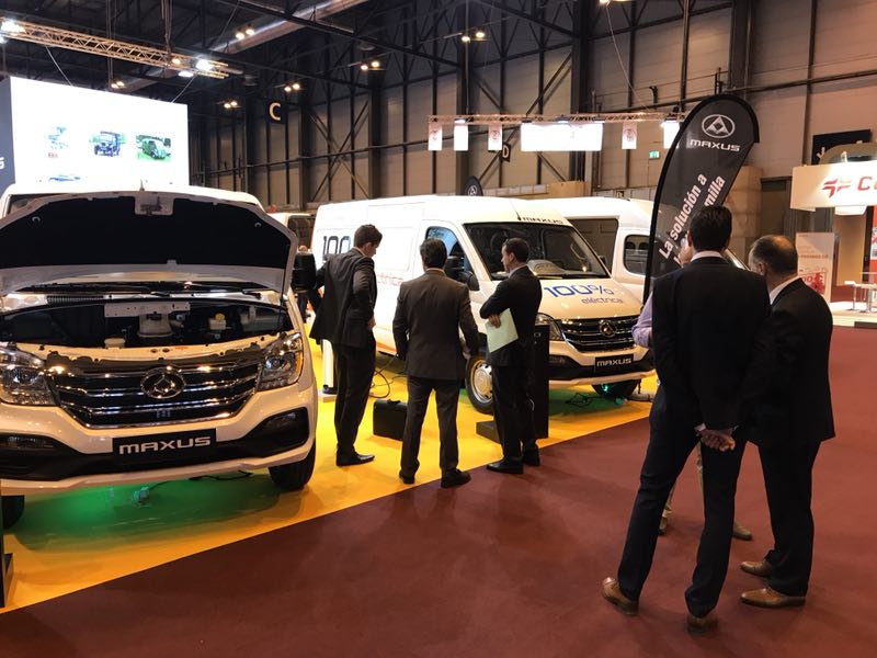 上汽大通2018款V80、EV80马德里车展正式发布