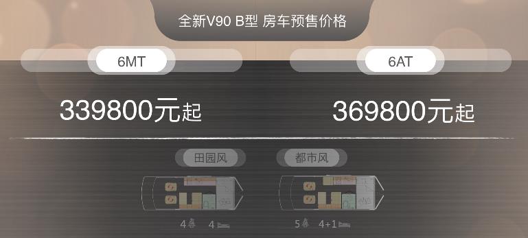 上汽MAXUS全新V90 B型房车上市，售价339,800元起