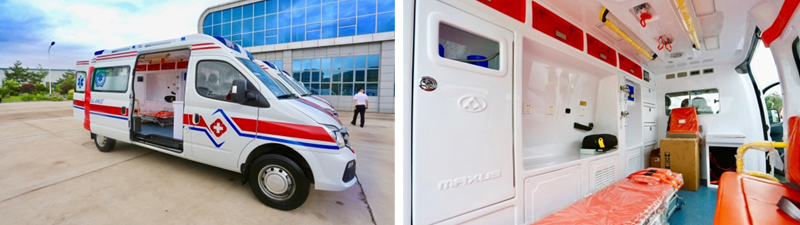 公益之路关爱前行，上汽MAXUS V80爱心救护车驶入东北
