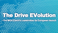 The Drive EVolution – the MG4 Electric celebrates its European launch