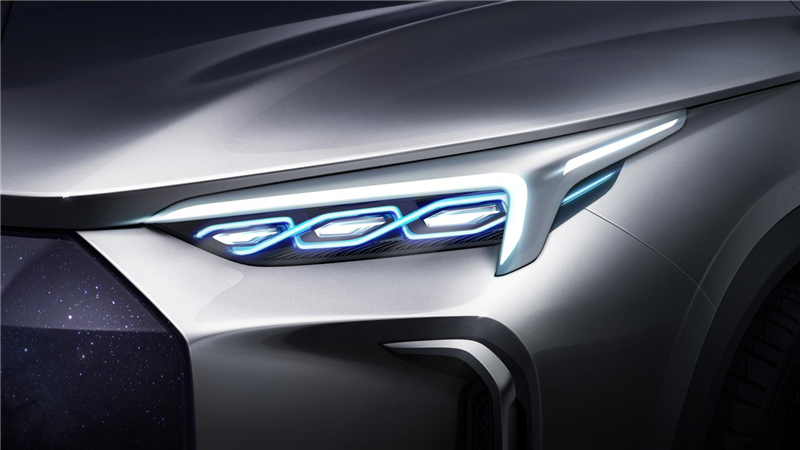SAIC MAXUS Biomimetic Intelligent Pure Electric SUV Concept Car TARANTULA Debuts at Beijing Auto Show